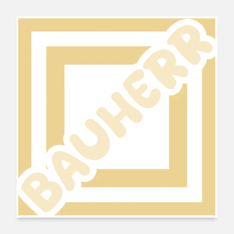 Job Builder Poster 24" x 24" (60x60 cm)