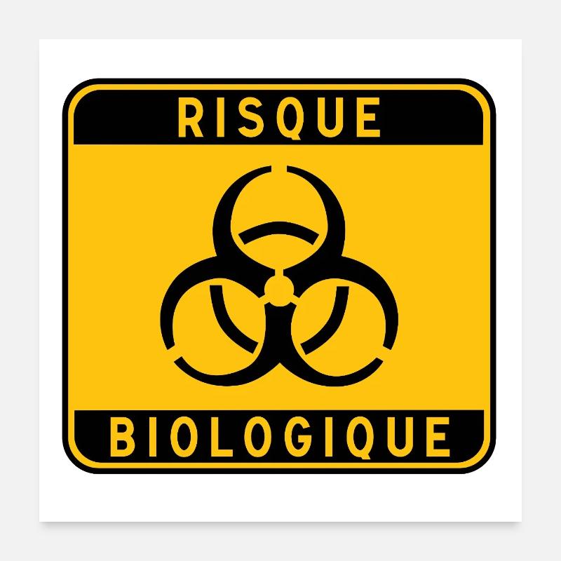 panneau_RISQUE_BIOLOGIQUE_31 Poster 60 x 60 cm