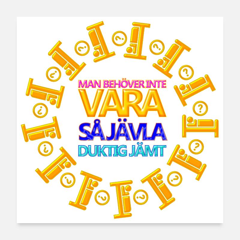 Constamment Poster 60 x 60 cm