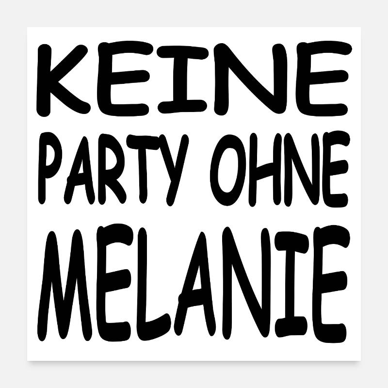 Melanie Poster 60x60 cm