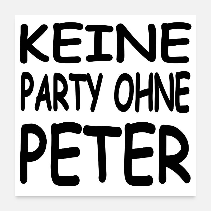 Pierre Poster 60 x 60 cm