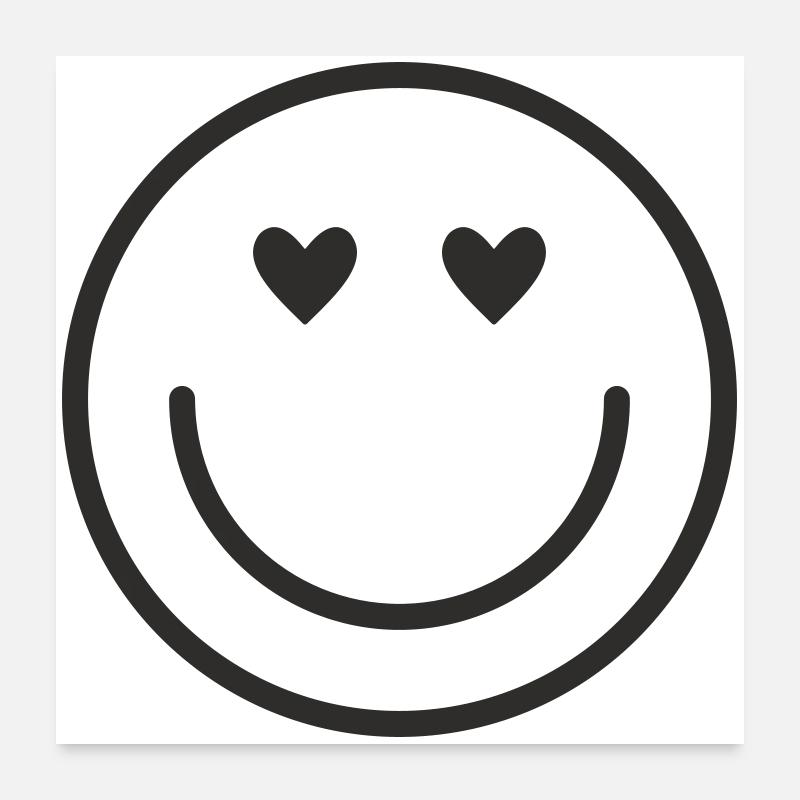 Sourire souri Poster 60 x 60 cm