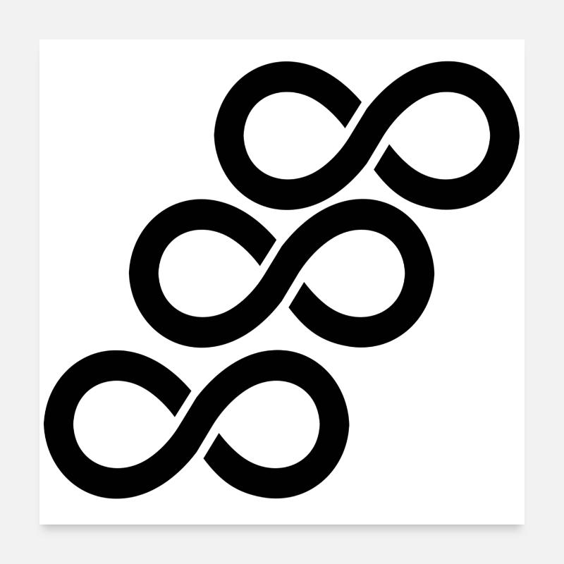 Infinity  Poster 60 x 60 cm