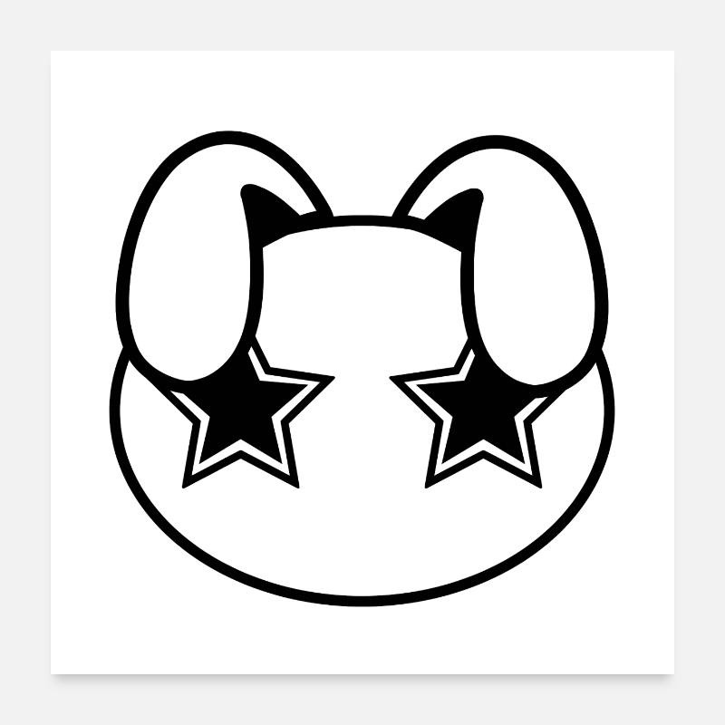 Plush: Stary (Head) Poster 24" x 24" (60x60 cm)