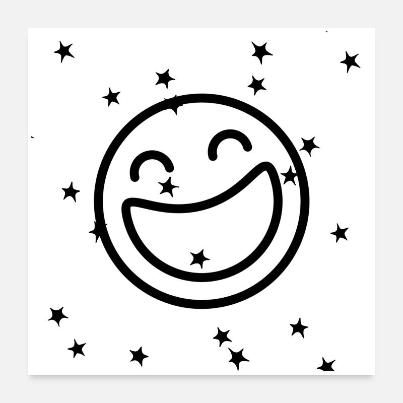 Emo Joy Poster 60x60 cm