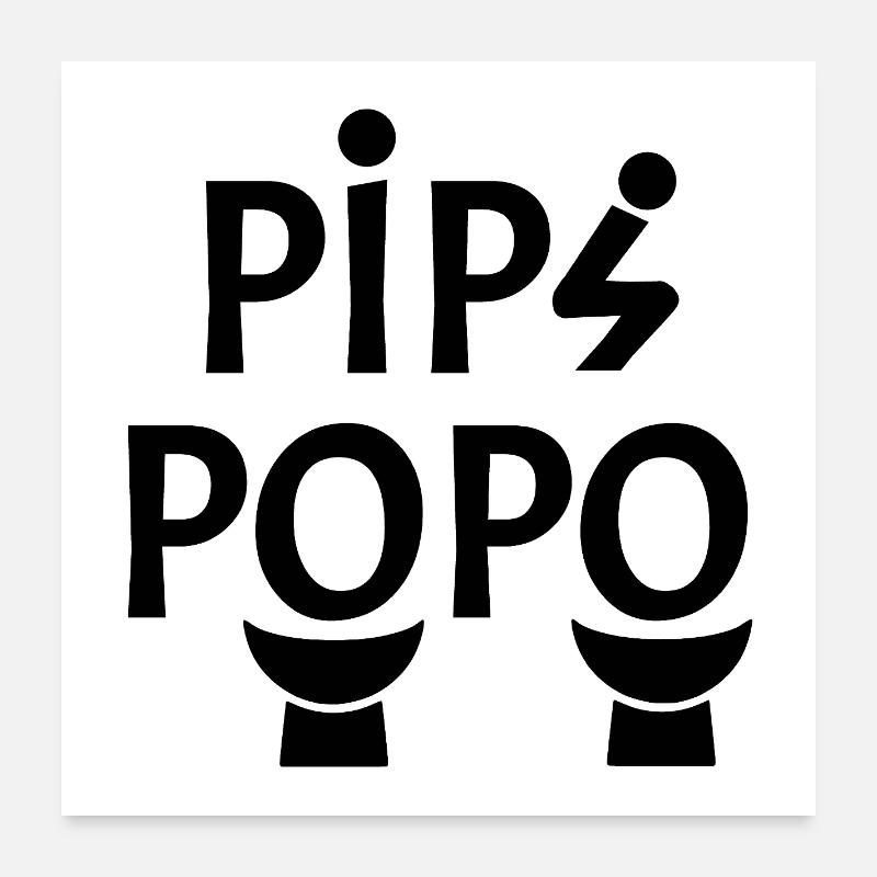 POPO! Poster 60x60 cm