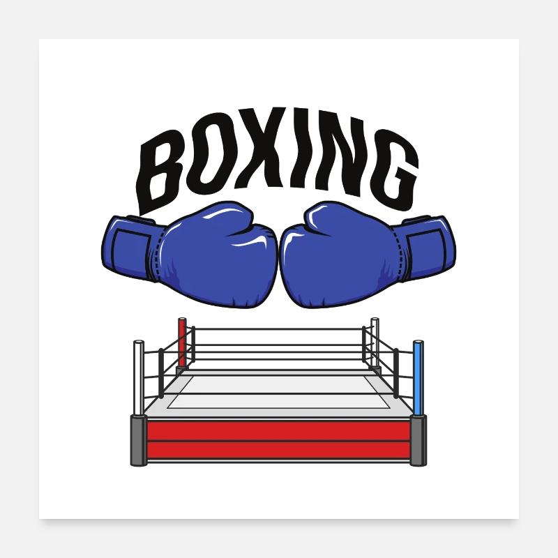 Boxing Poster 60 x 60 cm