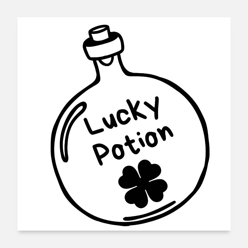 Lucky Potion Poster 60 x 60 cm