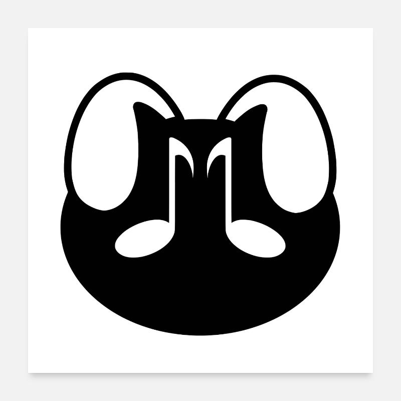 Plush : Melidy (Tête) Poster 60 x 60 cm