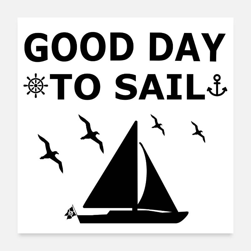 Sail Poster 24" x 24" (60x60 cm)
