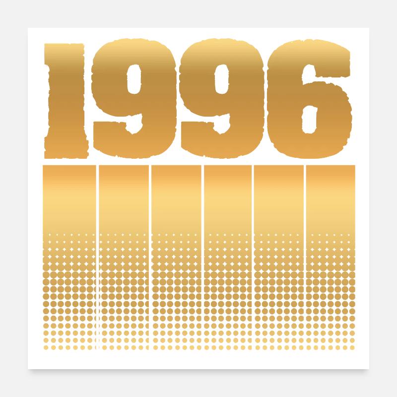 1996 Poster 60x60 cm