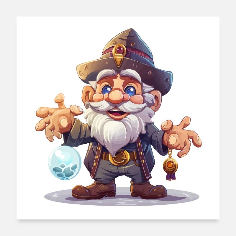 Imp Enchanted Forest Luminous Sphere Magician Poster 24" x 24" (60x60 cm)