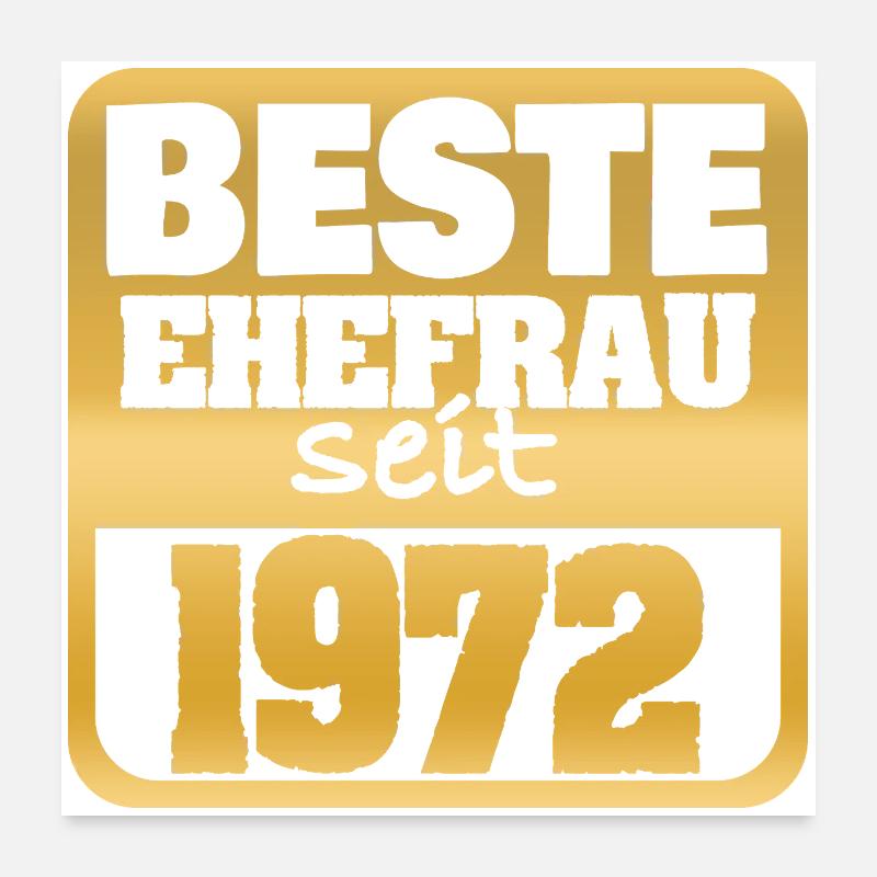 1972 Poster 60x60 cm