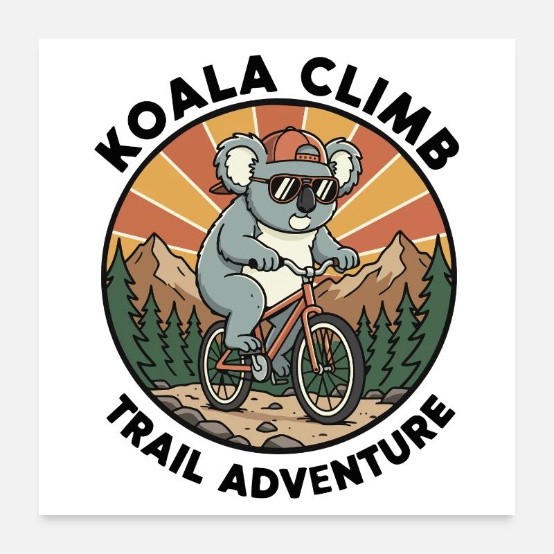 Koala_Climb_Trail_Adventure_VTT Poster 60 x 60 cm