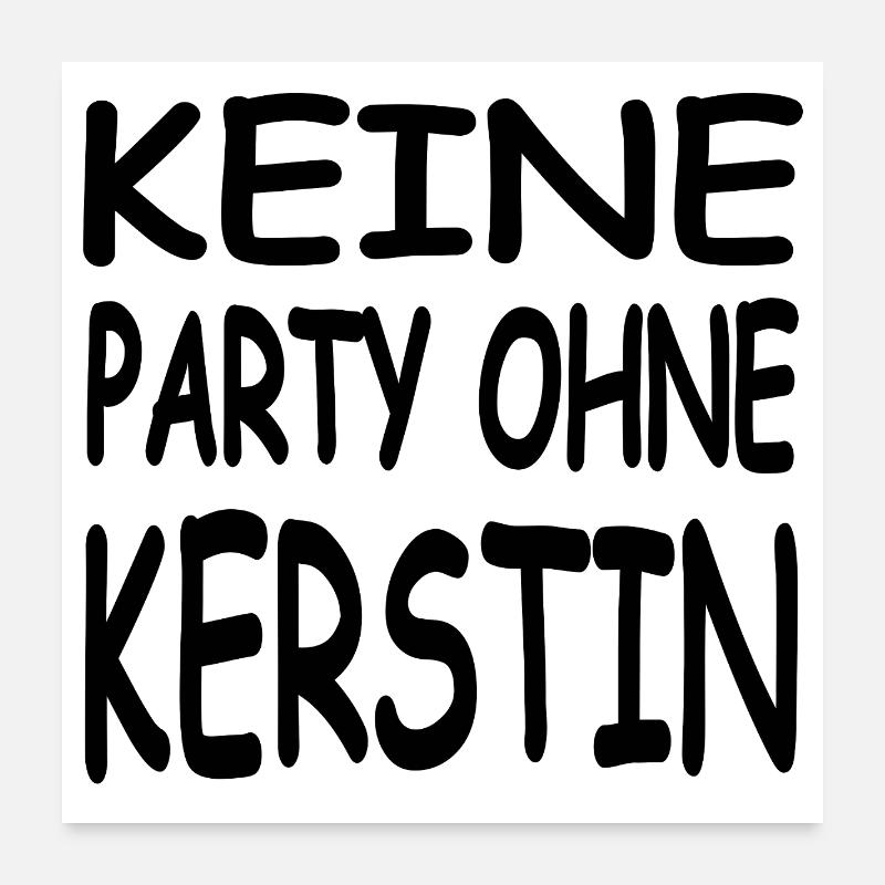 Kerstin Poster 60x60 cm