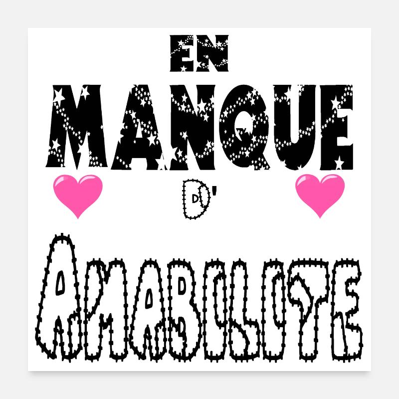  En Manque d'Amabilité Poster 60 x 60 cm