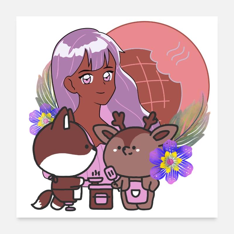 Kawaii Kitchen & Magical Prosthetic Poster 24" x 24" (60x60 cm)