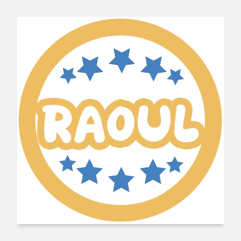 Geschenk Raoul Poster 60x60 cm