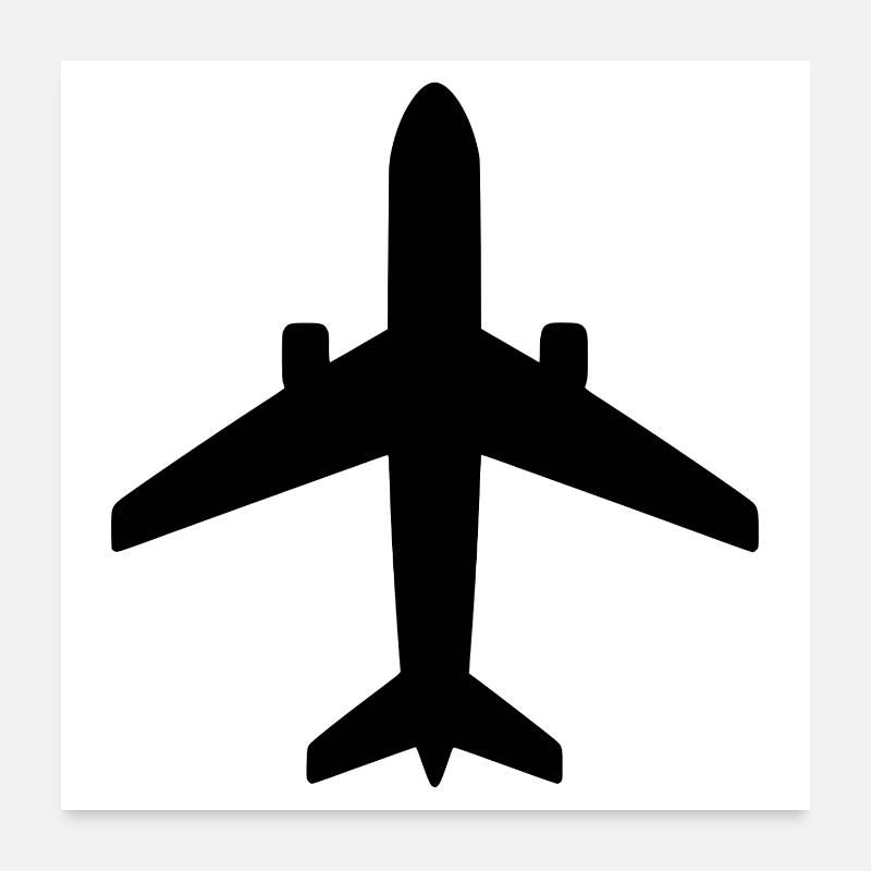 avion Poster 60 x 60 cm