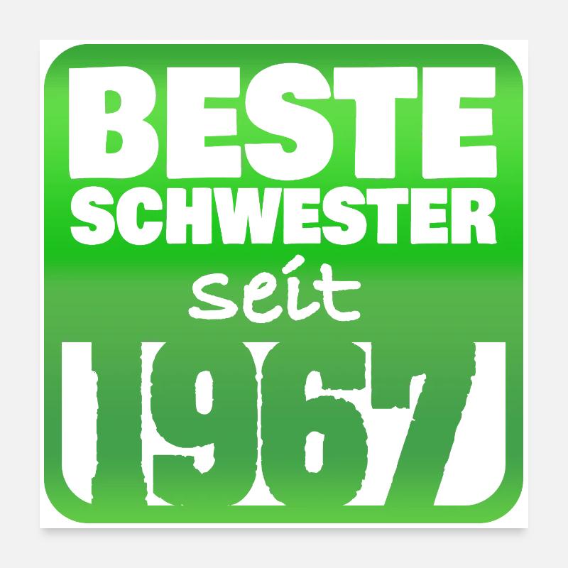 1967 Poster 60x60 cm