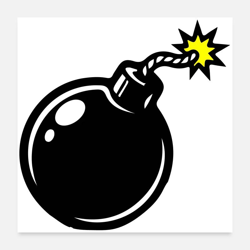 Bomb Comic Poster 60 x 60 cm