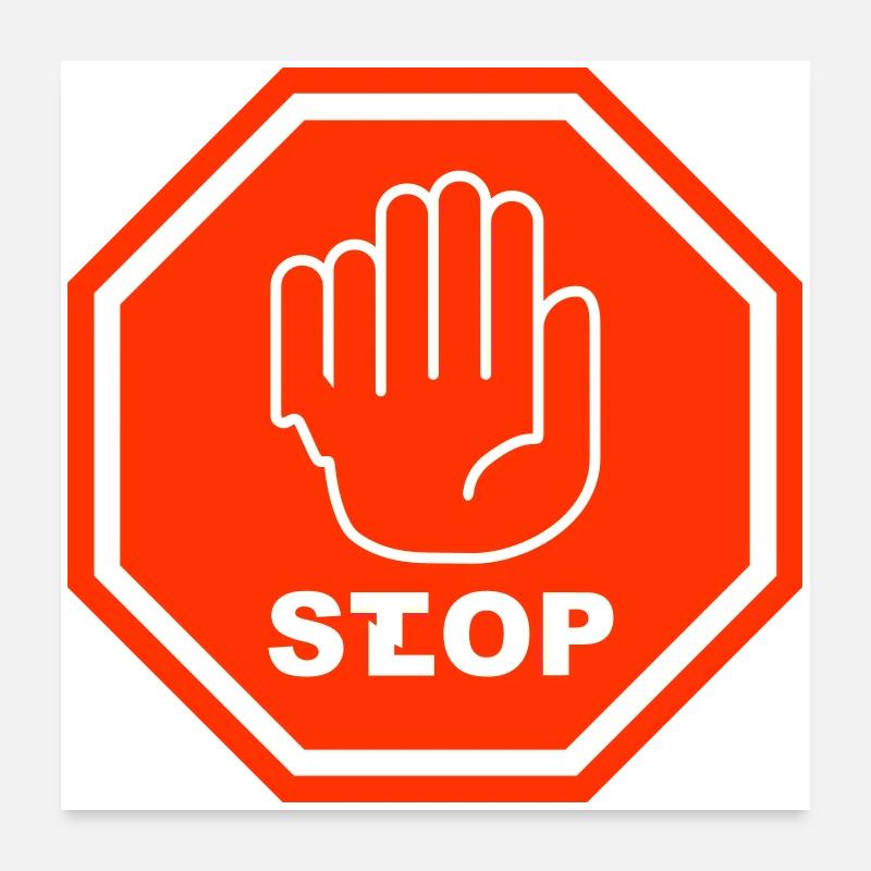 Stop Slop Poster 24" x 24" (60x60 cm)