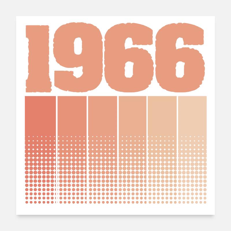 1966 Poster 60 x 60 cm