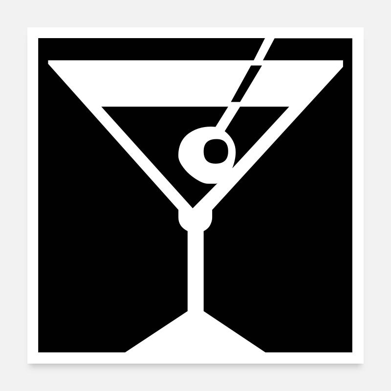 Cocktail Poster 60x60 cm