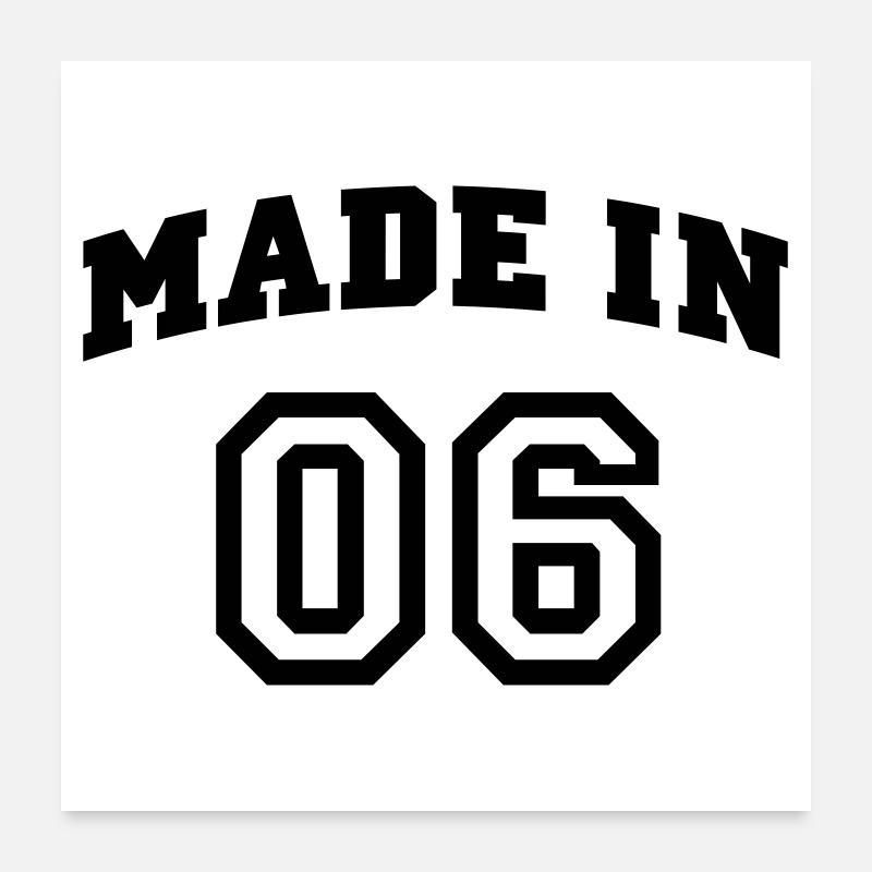 mp_madein06a Poster 60x60 cm
