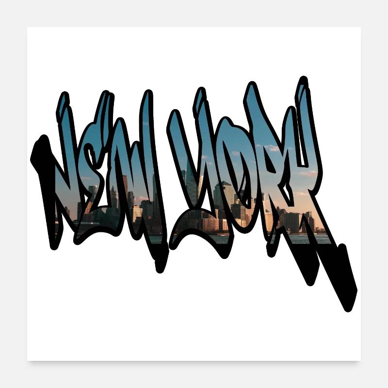 NY Poster 60 x 60 cm