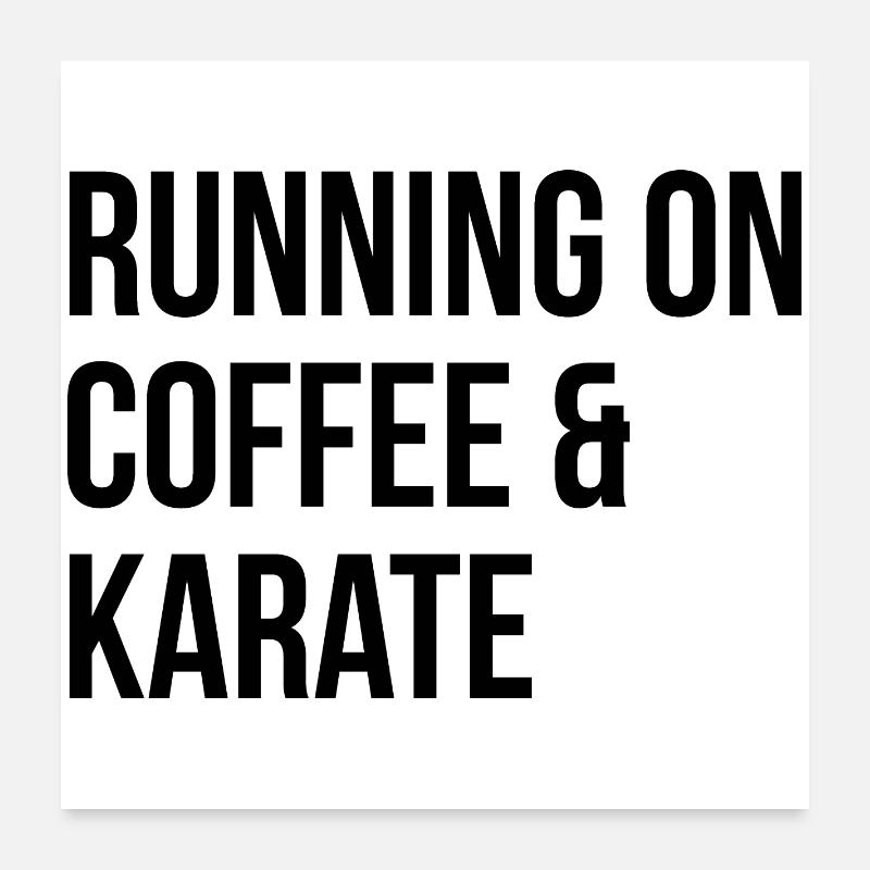 Karate Poster 60x60 cm