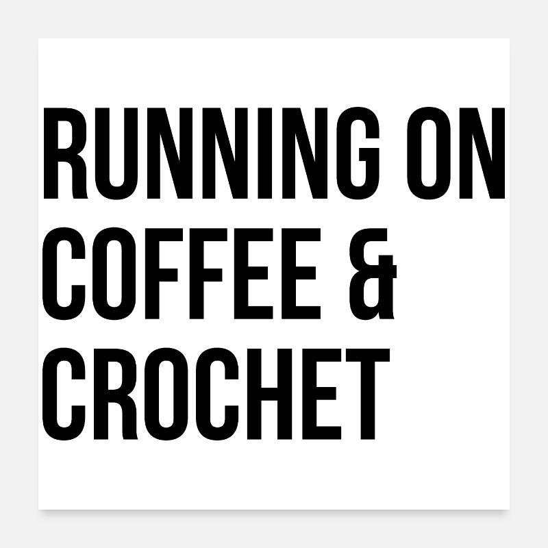 Crochet Poster 24" x 24" (60x60 cm)
