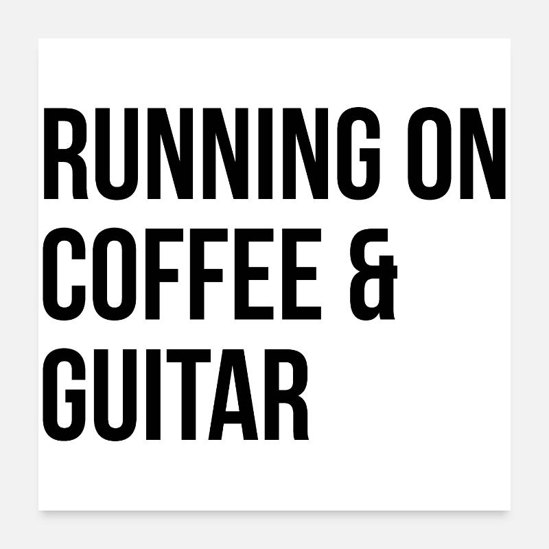 Guitar Poster 24" x 24" (60x60 cm)