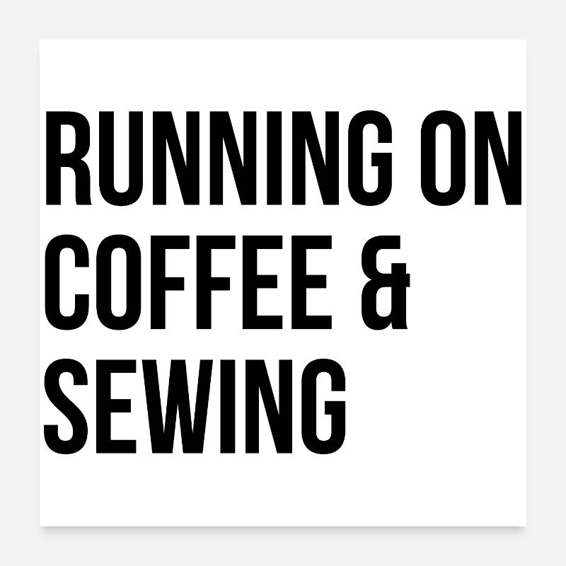 Sewing Poster 24" x 24" (60x60 cm)