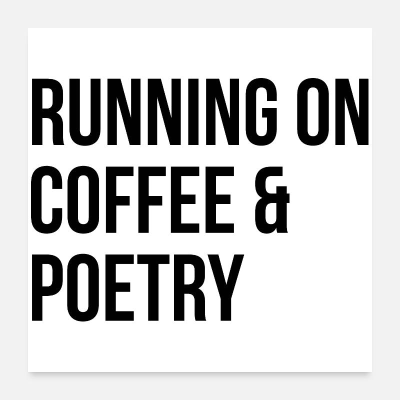 Poetry Poetry Poetry Poster 24" x 24" (60x60 cm)