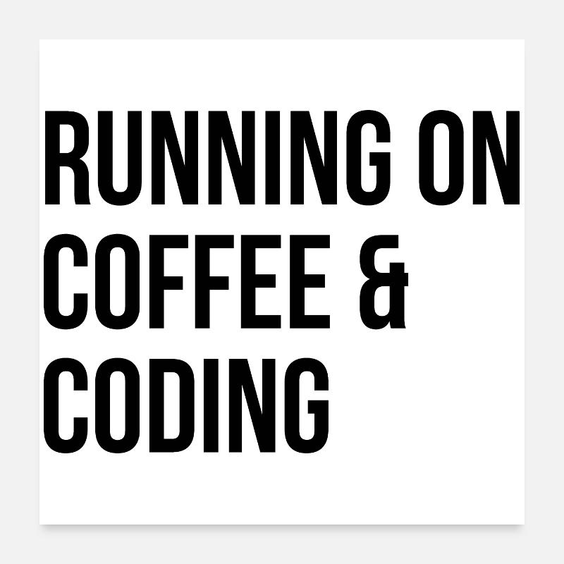 Coding Poster 24" x 24" (60x60 cm)