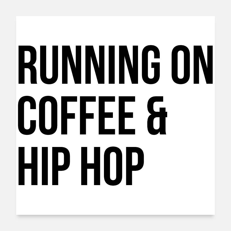 Hip hop Poster 60 x 60 cm