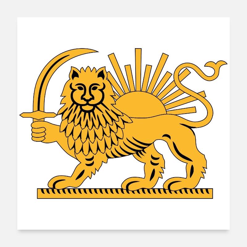 SolarLion Emblem Poster 24" x 24" (60x60 cm)
