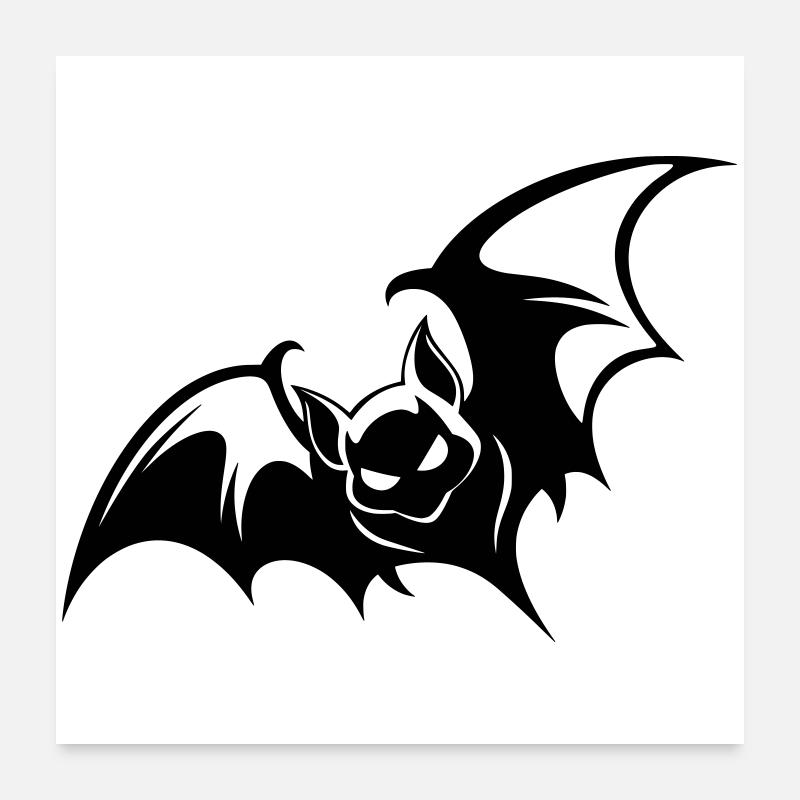 Bat Gothic Logo Poster 24" x 24" (60x60 cm)