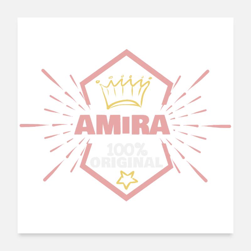 Original Amira Poster 24" x 24" (60x60 cm)