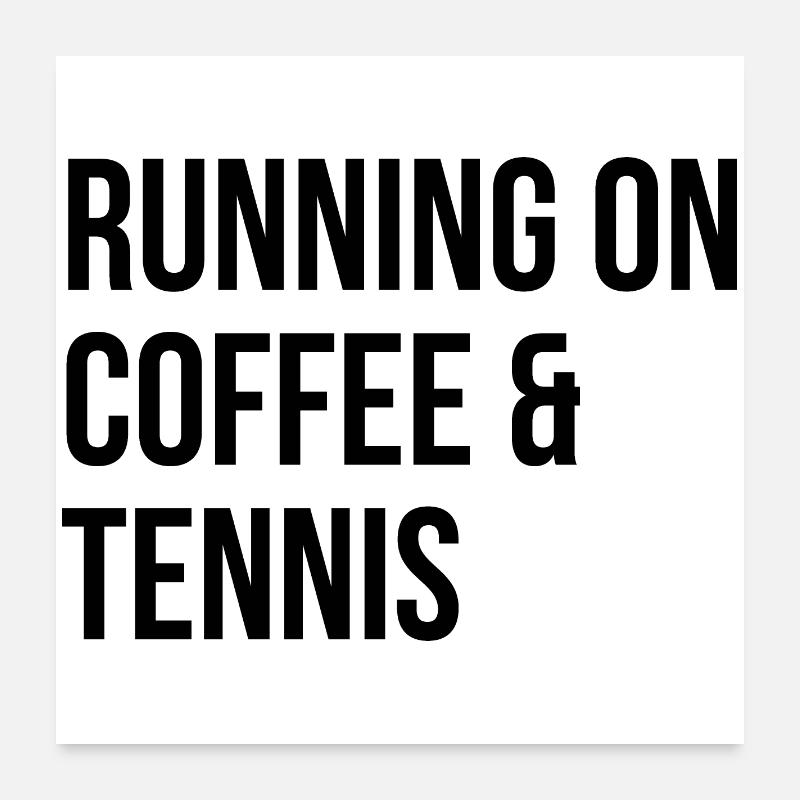 Tennis Poster 60x60 cm
