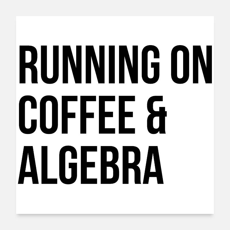 Algebra Poster 60x60 cm