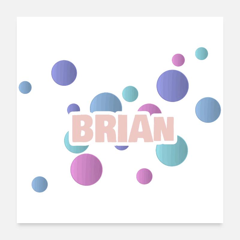 Brian Brian Poster 60 x 60 cm