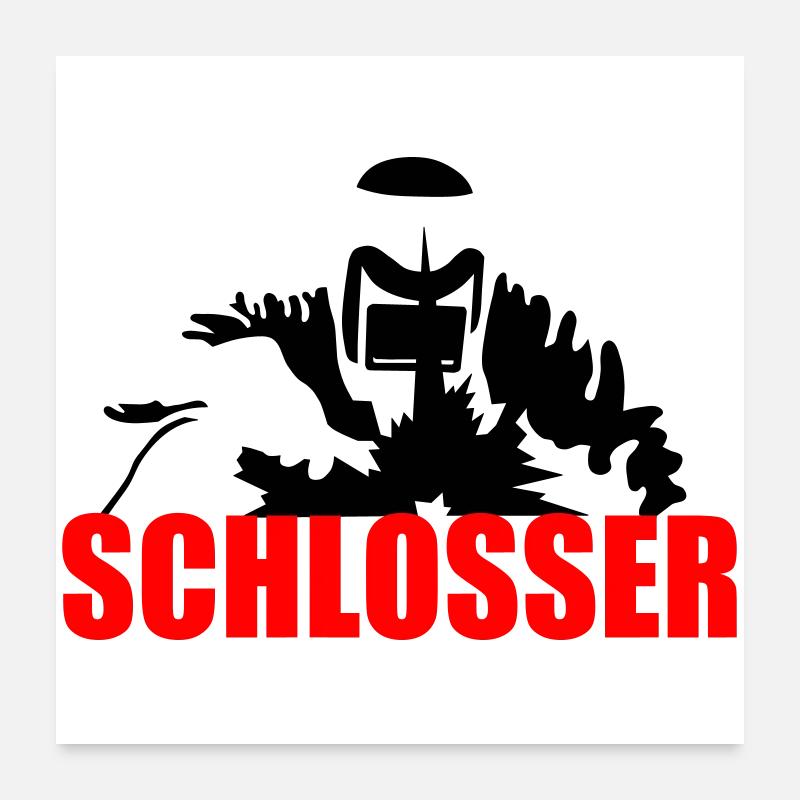 Schlosser Poster 60x60 cm