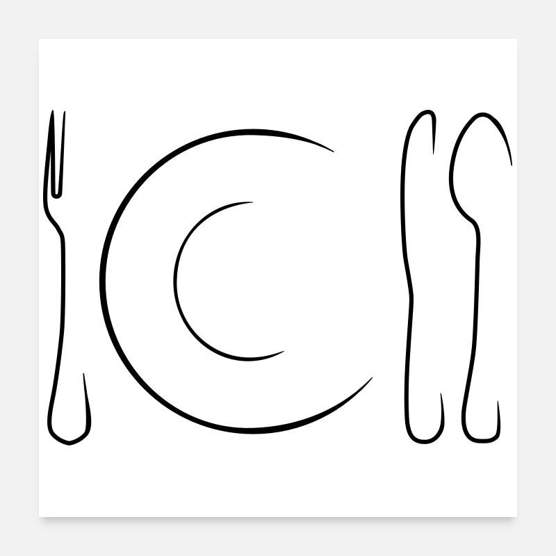 manger Poster 60 x 60 cm