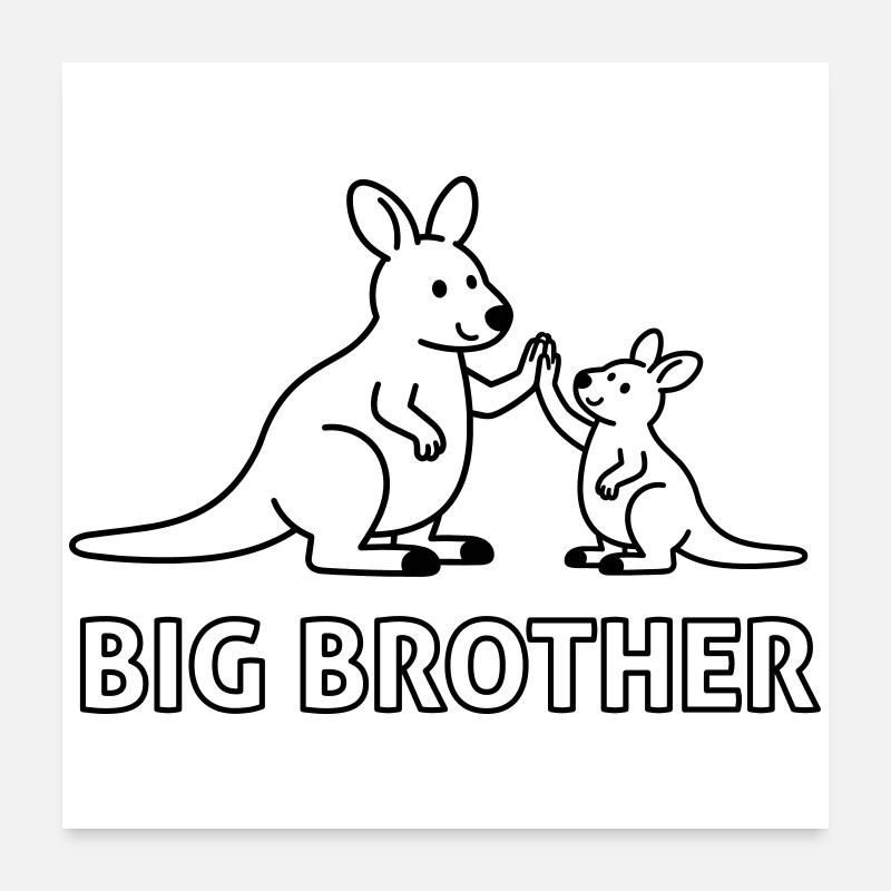 big brother Poster 24" x 24" (60x60 cm)