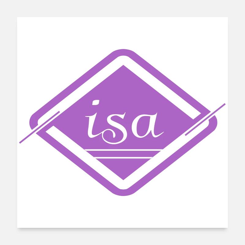 Isa Poster 60 x 60 cm