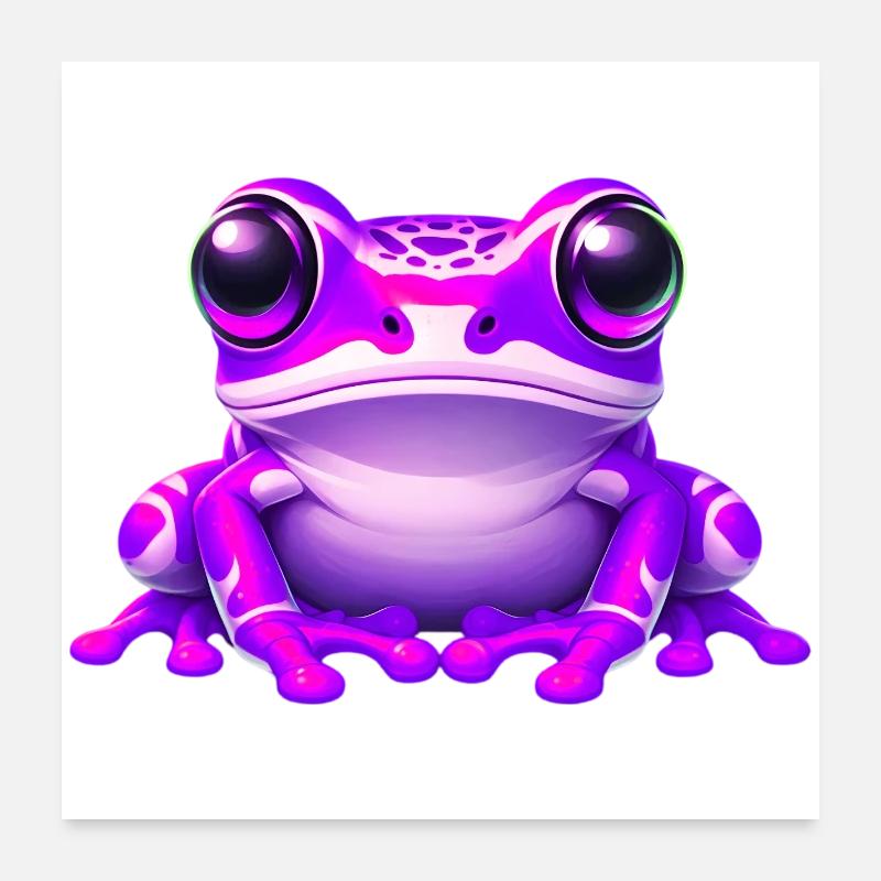 Grenouille Poster 60 x 60 cm