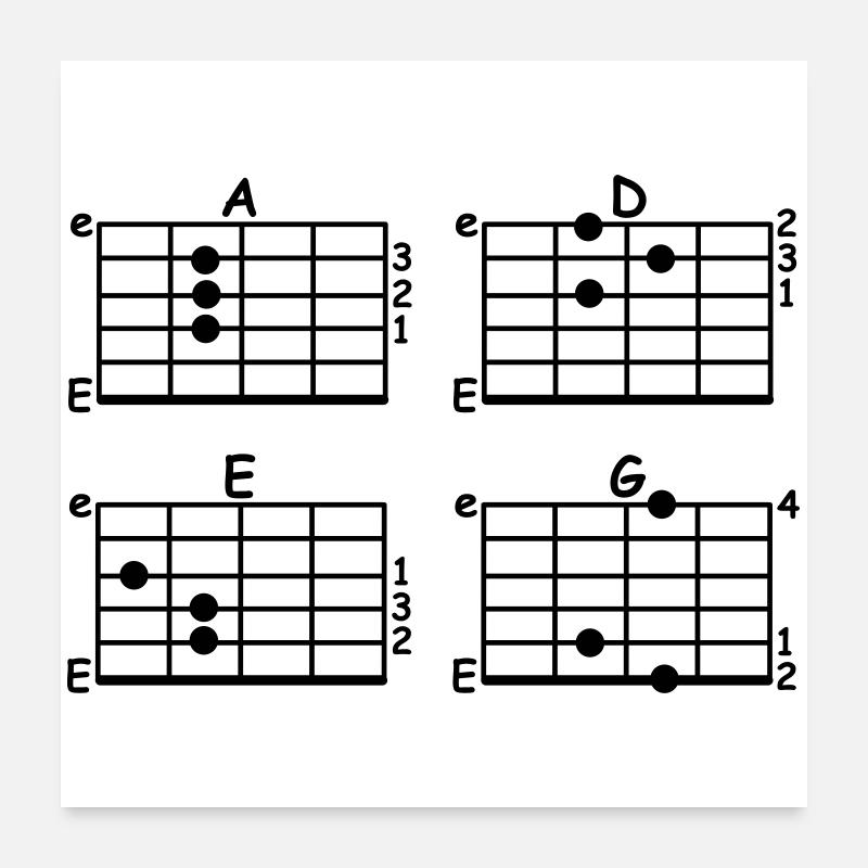 chord Poster 24" x 24" (60x60 cm)