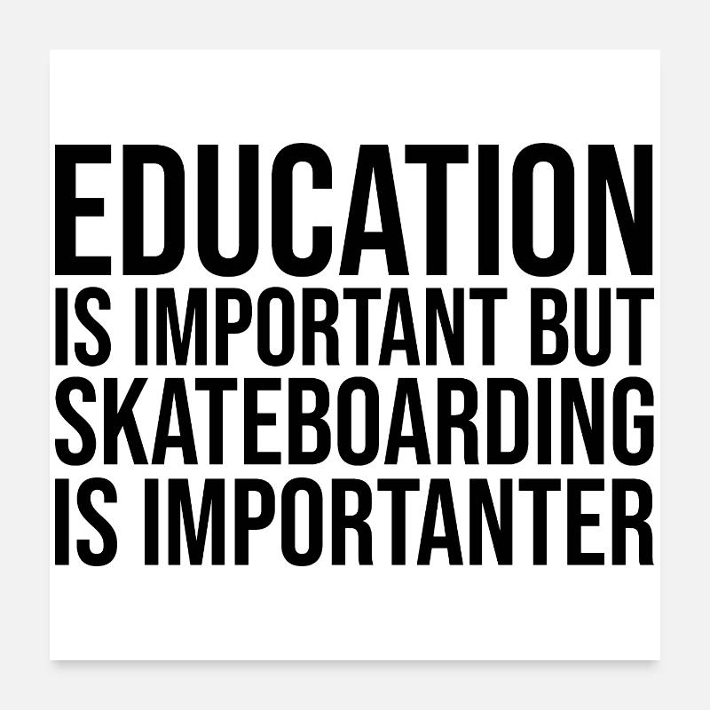skateboard Poster 60 x 60 cm